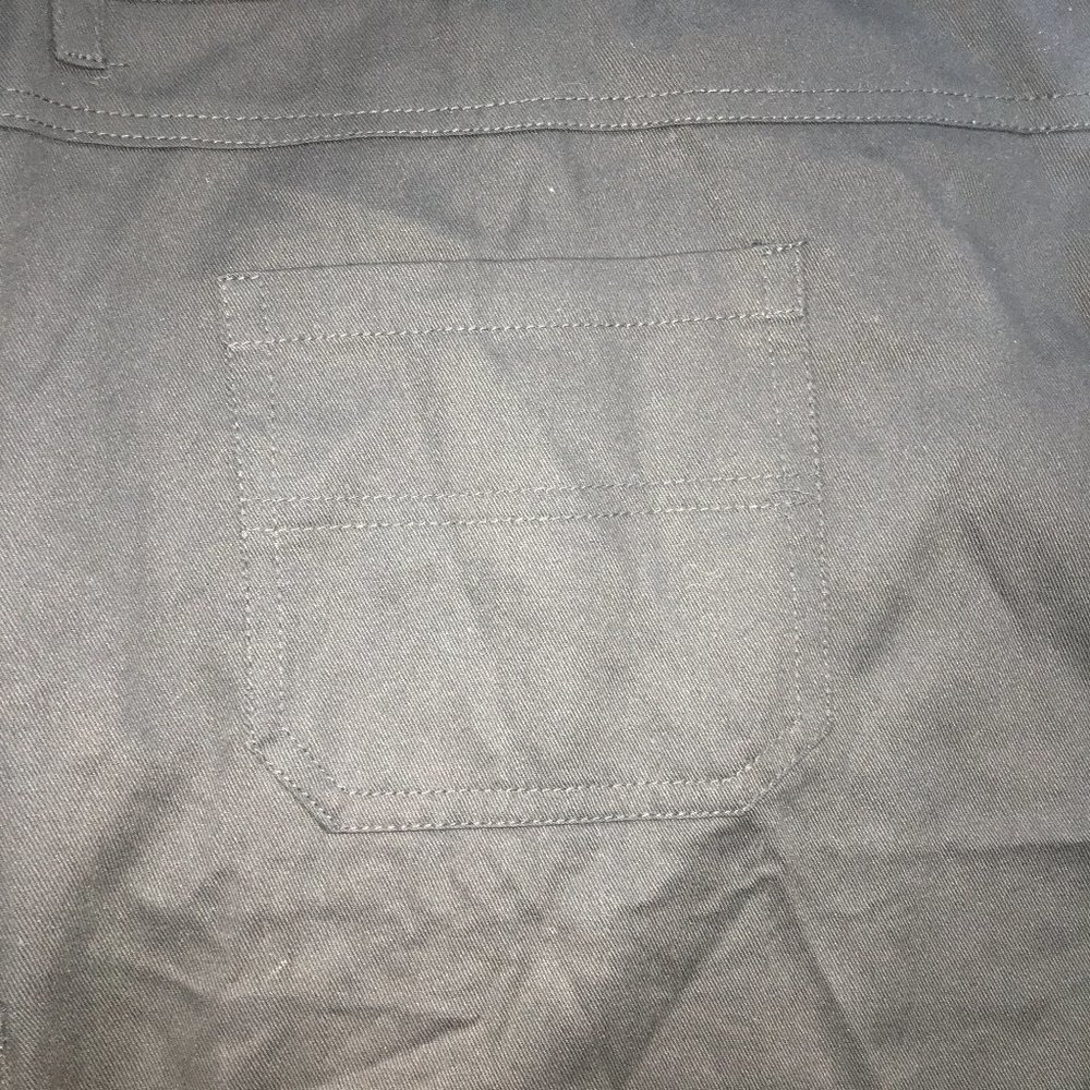 Erica Brooke Collection Womens Super Plus 32 Black 100% Cotton Side Pocket Short - Picture 7 of 8